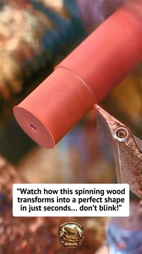 This Machine Turns Raw Wood Into Perfect Art in Seconds! Satisfying CNC Lathe #wood #cnc #shorts