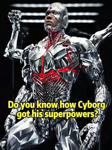 Do you know how Cyborg got his superpowers?#fyp #movie #dc #foryoupage #usa