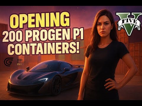 FINALLY: 200 Crates LATER! 🔥 Opening Progen containers tricks PROGEN P1 (McLaren P1) | Grand RP LIVE