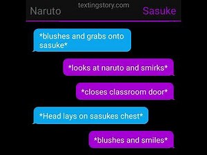 sasunaru texting story/part 1/ Narutos kinda depressed