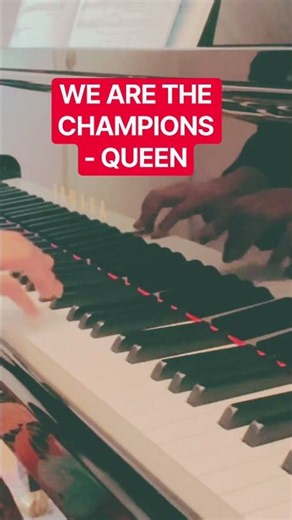 WE ARE THE CHAMPIONS BY QUEEN - piano cover ‪@onlinepianoacademy‬ #piano #pop #music