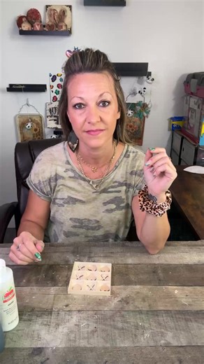 Dollar Tree Wood XoXo Tic Tac Toe | Manda Panda Projects