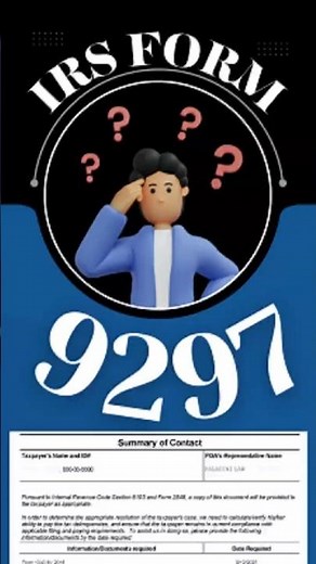 What's the IRS Form 9297and why do so many fear it? #shorts