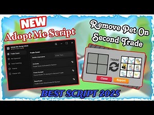 [NEW] Adopt Me Trade Scam Method! | Freeze Trade, Force Accept, Auto Farm | Best Adopt Me Script!