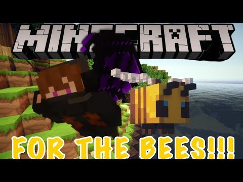 BUILDING A BEE FARM ON MINECRAFT!!!