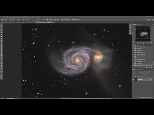 6 - Photoshop Post Processing of M51