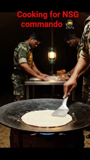 cooking for NSG commando #army #january1 #newyearsday #snow #military