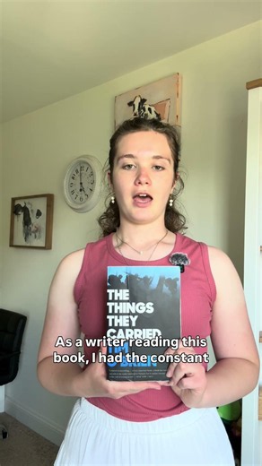“The Things They Carried” by Tim O’Brien#abbyswriting #TheThingsTheyCarried #booktok #writing