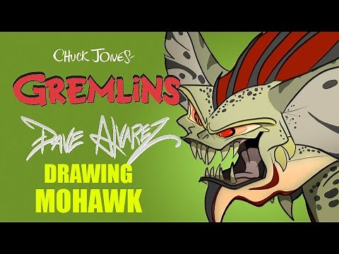 Drawing Tutorial: Drawing Gremlins in Chuck Jones Style: MOHAWK