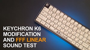 1.3K views | Keychron K6被蚂蚁侵略了，直接拆解清理和改装。 改装配件...