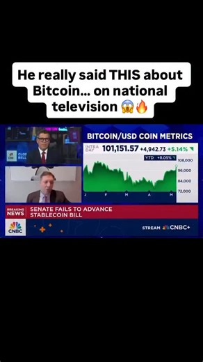When even mainstream TV can’t ignore Bitcoin anymore… you know the tide’s turning 🌊📈 The truth is getting harder to contain. #Bitcoin #BTC #Crypto #Finance #CNBC | Neil Jacobs - Bitcoin Education