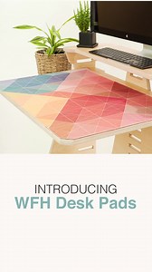 Dress your workspace for success! With our range of WFH Desk Pads! Available in a range of eight stylish colors, you can accessorize your workspace to suit your sense of style. Crafted from premium micro-weave cloth and anti-skid rubber, the WFH Desk Pads are: ✔️ Heat resistant ✔️ Durable ✔️ Water-proof ✔️ Easy-to-clean Plus they fit precisely with our WFH Desk range. Create an inspiring work environment and benefit from the comfort of a premium cushioned work surface. Get yours now with FREE sh