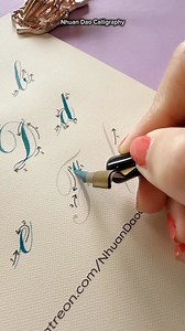 8.9K views · 39 reactions | Practice These Essential Strokes to Improve Your Calligraphy Alphabet #nhuandaocalligraphy | Nhuan Dao Calligraphy | Facebook