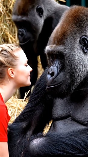 A Kiss of Trust — The Sweetest Human & Gorilla Friendship Ever