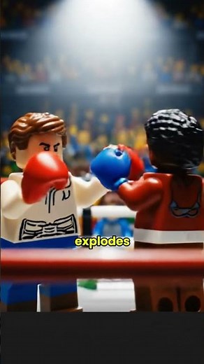 Epic LEGO Boxing Fight – KO in Just Seconds! #legoshorts #lego #legoanimation