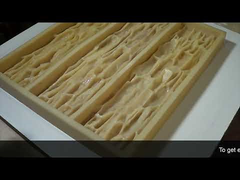 How to cast concrete stone mold without additives. In-mold coloring.