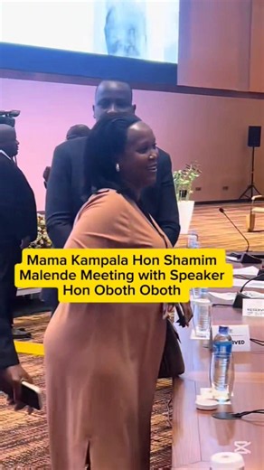 Mama Kampala Hon Shamim Malende Meeting with Speaker Hon Oboth Oboth