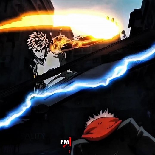 If Saitama and Genos entered Jjk verse and fought sukuna and Gojo #jjk #animeedit #gojo #saitama