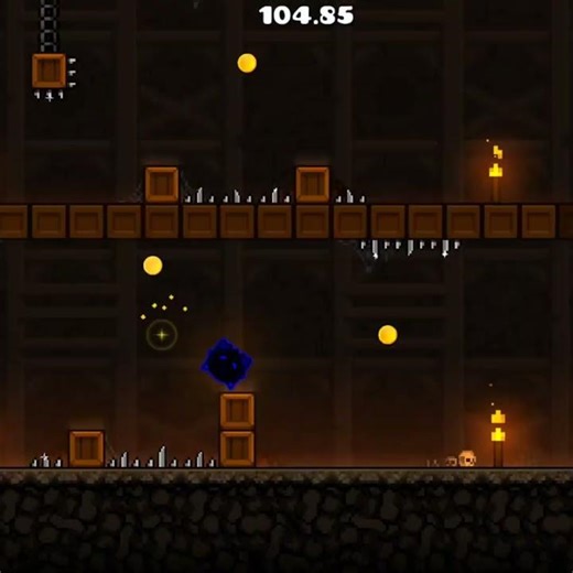 "The secret hollow" The tower all blue coins | Geometry Dash