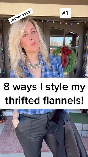 8 Ways to Style Thrifted Flannels