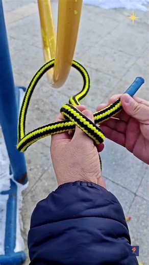 Super Simple Rope Knot Tricks✌️ #shorts #diy