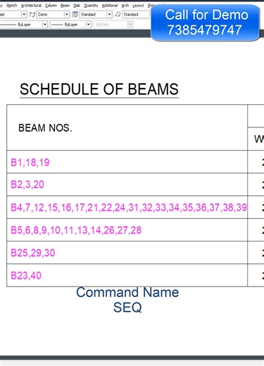 Software Name :- https://rcadexpress.com/ Are you tired of manually sorting beam marks and typing out reinforcement data into tables? In this tutorial, we show you how to use RCADExpress to auto-generate a Beam Sequence and Schedule directly from your CAD drawings. Managing beam data for a large project can be a nightmare. RCADExpress automatically identifies your beams, sequences them logically (by floor or grid), and compiles all reinforcement details into a professional schedule—ready for sit