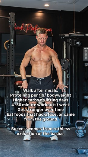 Eric Bach | Online Performance Coach on Instagram: "Success in the gym comes from mastering the mundane."