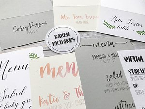 DIY Wedding or Event Menus, Place Cards & Programs on Cardstock Paper | How To