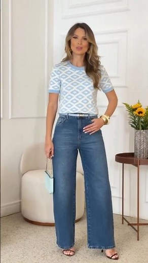 La fórmula perfecta para llevar jeans anchos. ¡Dos looks, mil posibilidades! #streetstyle #ootd