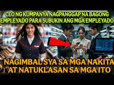 BABAENG CEO NG KUMPANYA NAGPANGGAP NA BAGUHANG EMPLEYADO SA SARILING KUMPANYA | MJG STORIES
