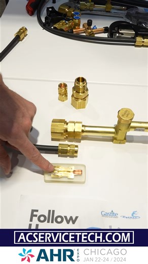 Craig talked with Gastite at the 2024 @ahrexpo about their newest line set alternative to soft ACR copper! They cover it's composition, application, and their no braze connectors! . . . #lineset #ahrexpo #softcopper #braze #acservice #acservicetech #hvacservice #hvacr #hvactechnician #hvacrepair #hvactraining #hvacmaintenance #hvaccourse #hvacschool #hvacclass #hvactools #hvacproblems #hvacquality | AC Service Tech LLC
