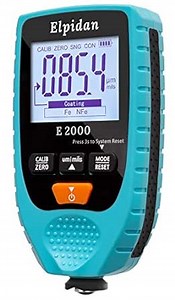 Paint Thickness Gauge Meter – Coating Thickness Gauge – Paint Depth Gauge Meter | Zero & Point Cal | Wide 2.2” High Contrast LCD | 0 to 1500um | Soft Carrying Case | Automatic F/NF | Auto …