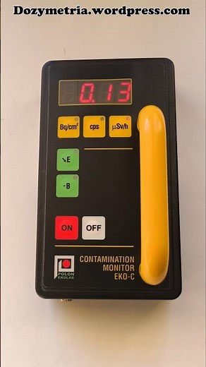 Geiger Counter Contamination Monitor EKO-C V3 Licznik Geigera i Radioaktywne wkładki do butów