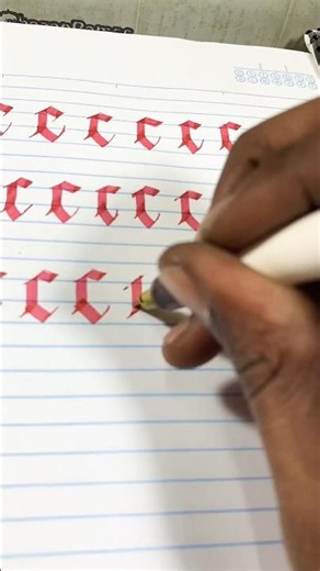 Gothic Calligraphy Letter C with Pen and Ink for Beginners#pen#calligraphy#tattooartist#drawing