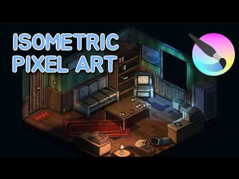 Isometric Pixel Art In Krita