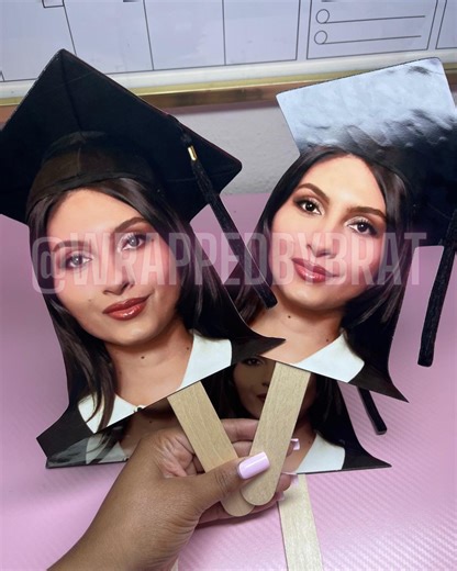 Graduation Face Fans - Etsy