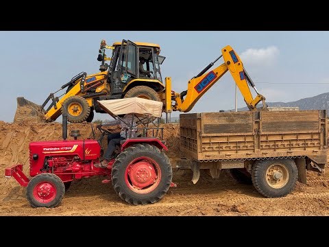 23 January 2026 New Episodes Jcb Tractor Loding Miti Mahindra Tractor #jcbvideo #tractor #jcb