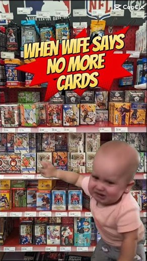 Wife says no more sports cards. #sportscards #packopenning #viralvideos