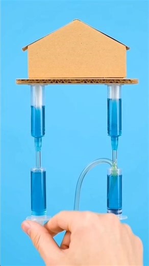 Pascal’s Principle Explained 🔬 | Simple DIY Hydraulic Lift Science Experiment