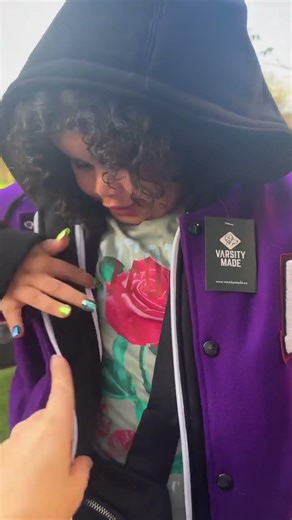 varsitymadeco thank you so much!!! Such a beautiful job!!! Aria literally customized her own jacket