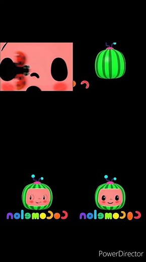 Cocomelon logo effects inverted version.