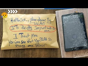 Samsung TAB A Restoration ... Rebuild broken tablet