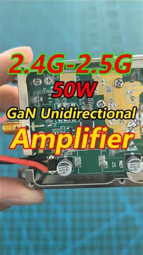 High Efficiency 2.4-2.5GHz 50W GaN Amplifier for IoT & Drone #ACASOM #AMPLIFIER