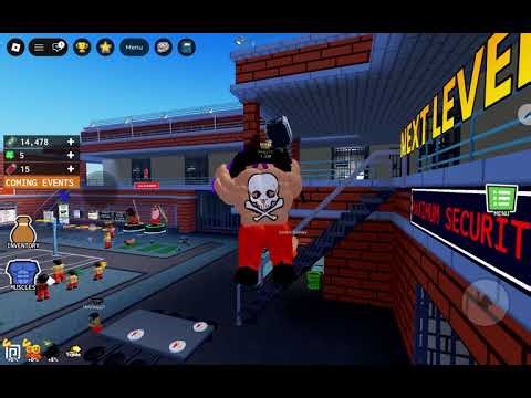 Prison pump Roblox training!