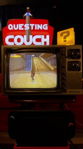 Tony Hawk on a 1983 CRT TV Hits Different 📺🛹