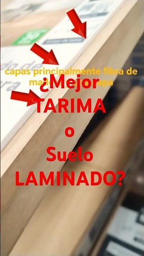 NO te Equivoques! Tarima vs Laminado #youtubeshorts