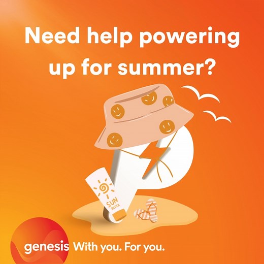 The warmer weather has arrived, and we’re celebrating the power of the sun! 🌞 Share a photo in the comments showing how you’re making the most of the sunshine. Maybe you’re drying your washing on the line, enjoying the great outdoors, or charging up your solar gadgets 🔋 You’ll go in the draw to WIN 50 Power Shout hours and a solar-powered battery pack! Perfect for staying powered up this summer ⚡ Entries close 12pm, 5th December, and we’ll select the lucky Genesis customer shortly after. Eligi