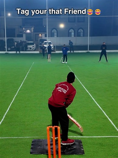 Funny Dismissal in Indoor Cricket Moments