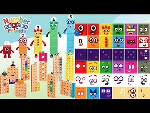 Numberblocks – 0529 Minutes Compilation Unboxing Numberblocks Heroes With Zeroes MathLink Cubes