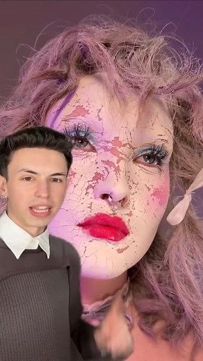 CRACKED DOLL MAKEUP TUTORIAL  #RELATABLE Serving spooky doll vibes ️ Here’s how to get that perfectly cracked but cute makeup look—equal parts eerie and glam! ✨ #makeuptutorial #crackeddoll #halloweenvibes #makeuplook #relatablerelated #beautytrend #glam #spookyseason #mua #trending | Jordyn Henley | Facebook